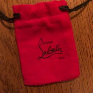 Auth Christian Louboutin heel sac bag